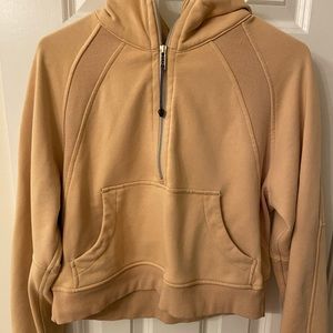 LIKE NEW!! Lululemon oversized scuba quarter zip